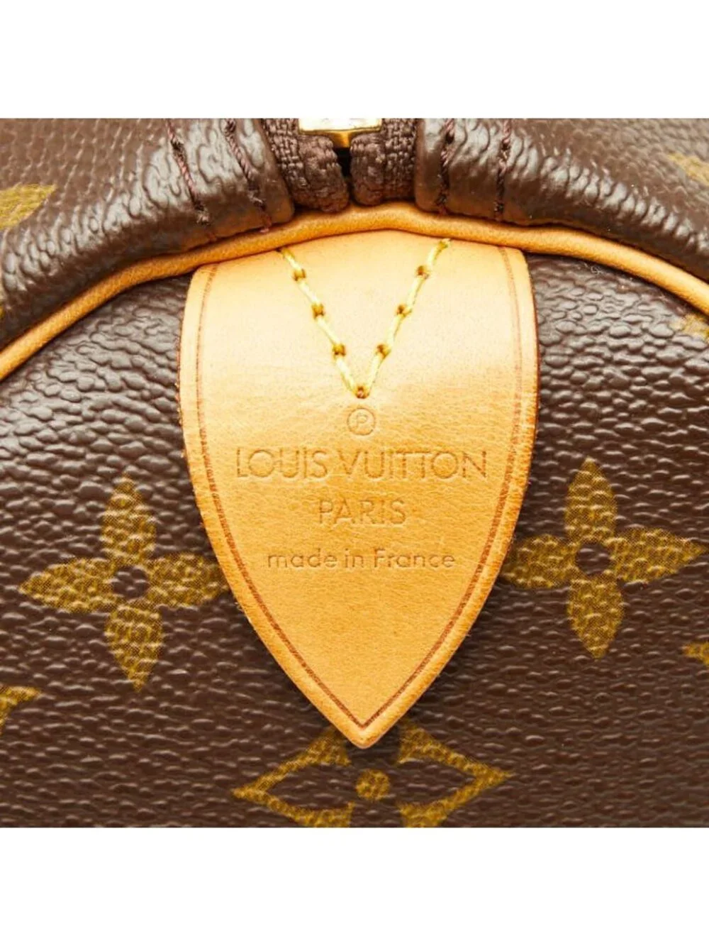 Louis Vuitton Monogram Keepall 45 Boston Bag Brown Leather